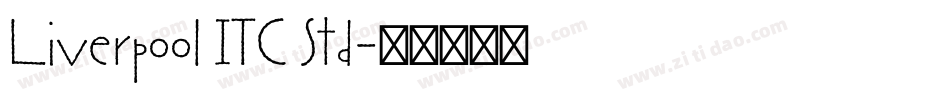 Liverpool ITC Std字体转换